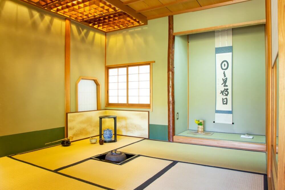 日本庭園 茶室