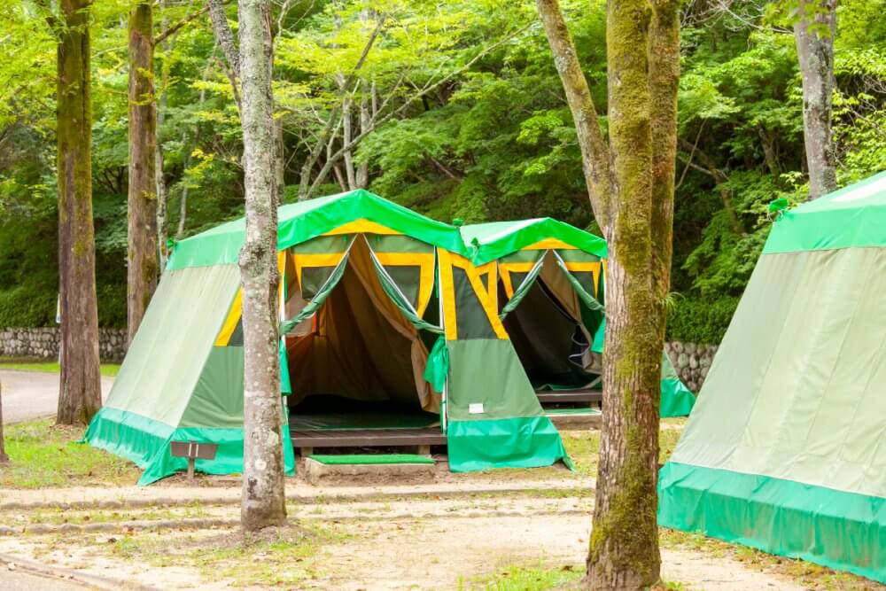 テントキャンプ場