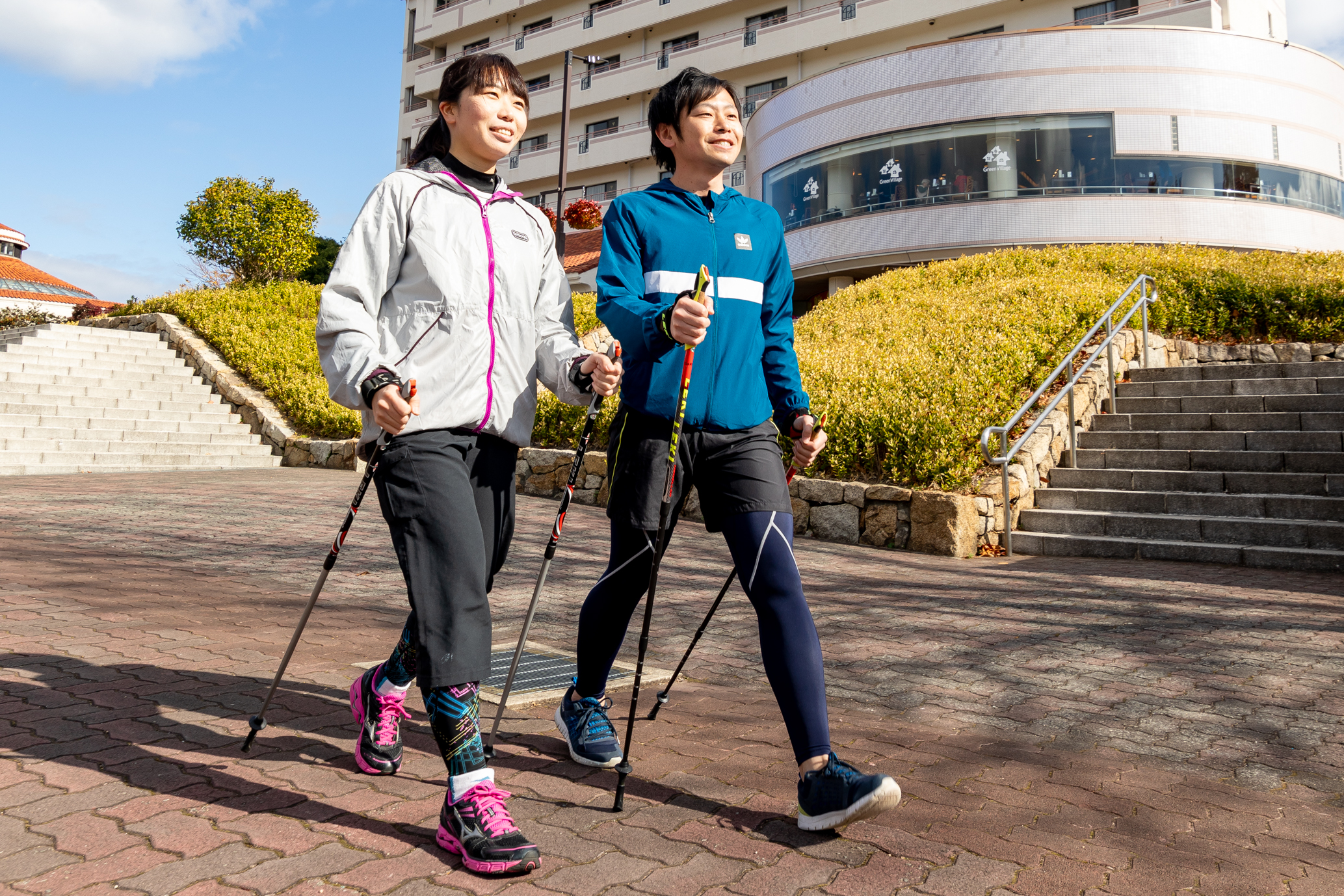 【定期的に開催中！】ノルディックウォーキング教室