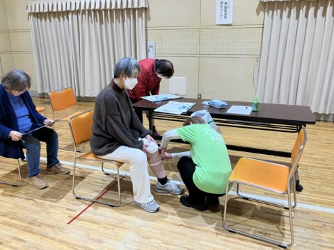 フレイルチェック会の様子①
