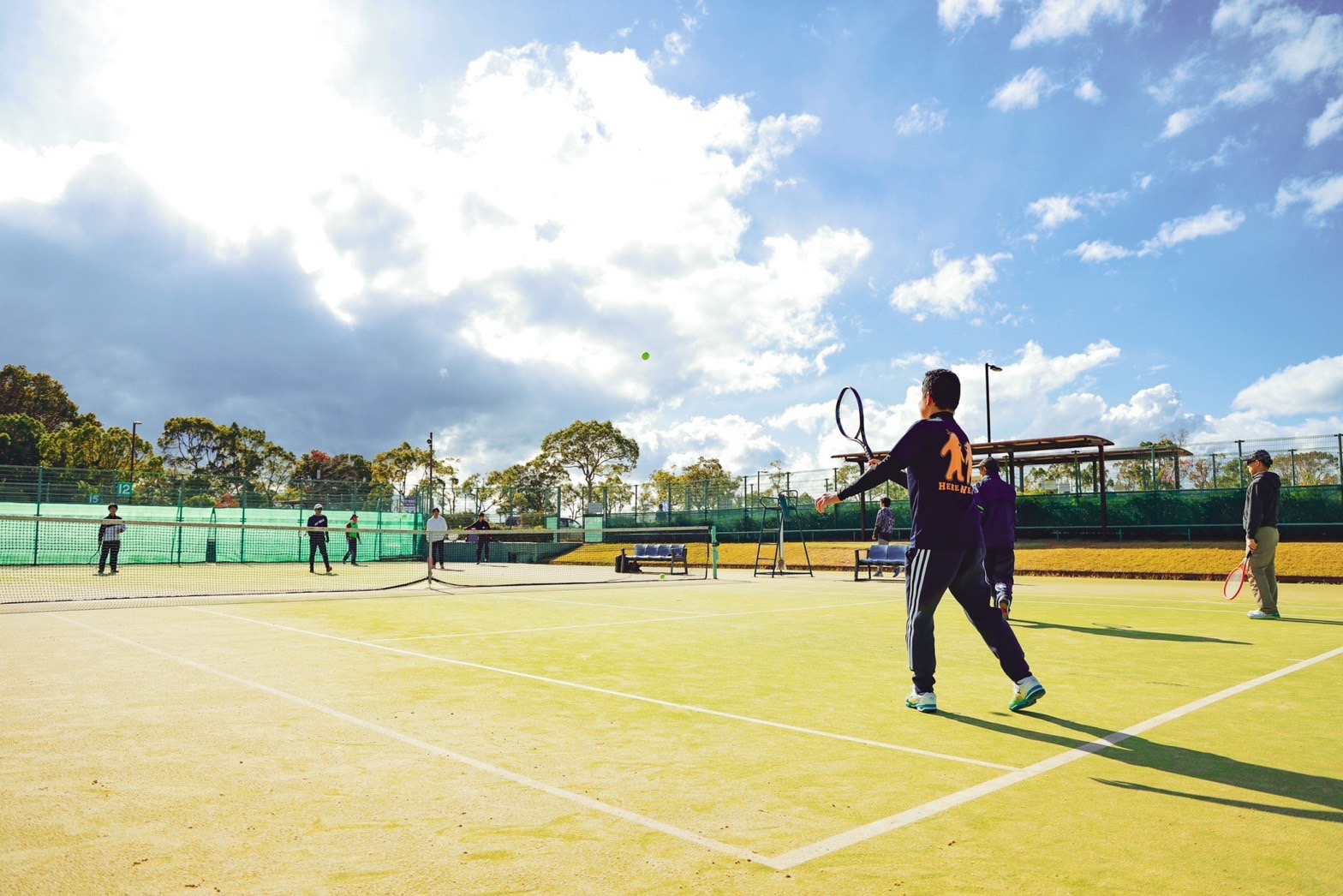 パニーテニス練習会の様子