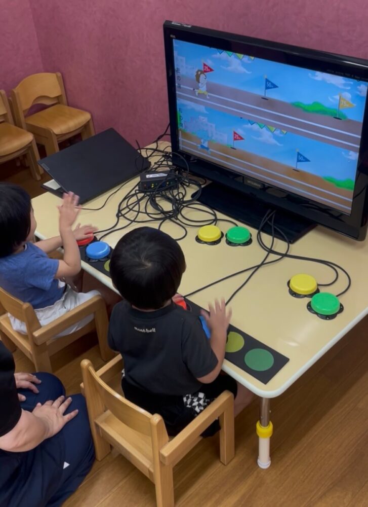 実際にUDe-スポーツをプレイしている様子