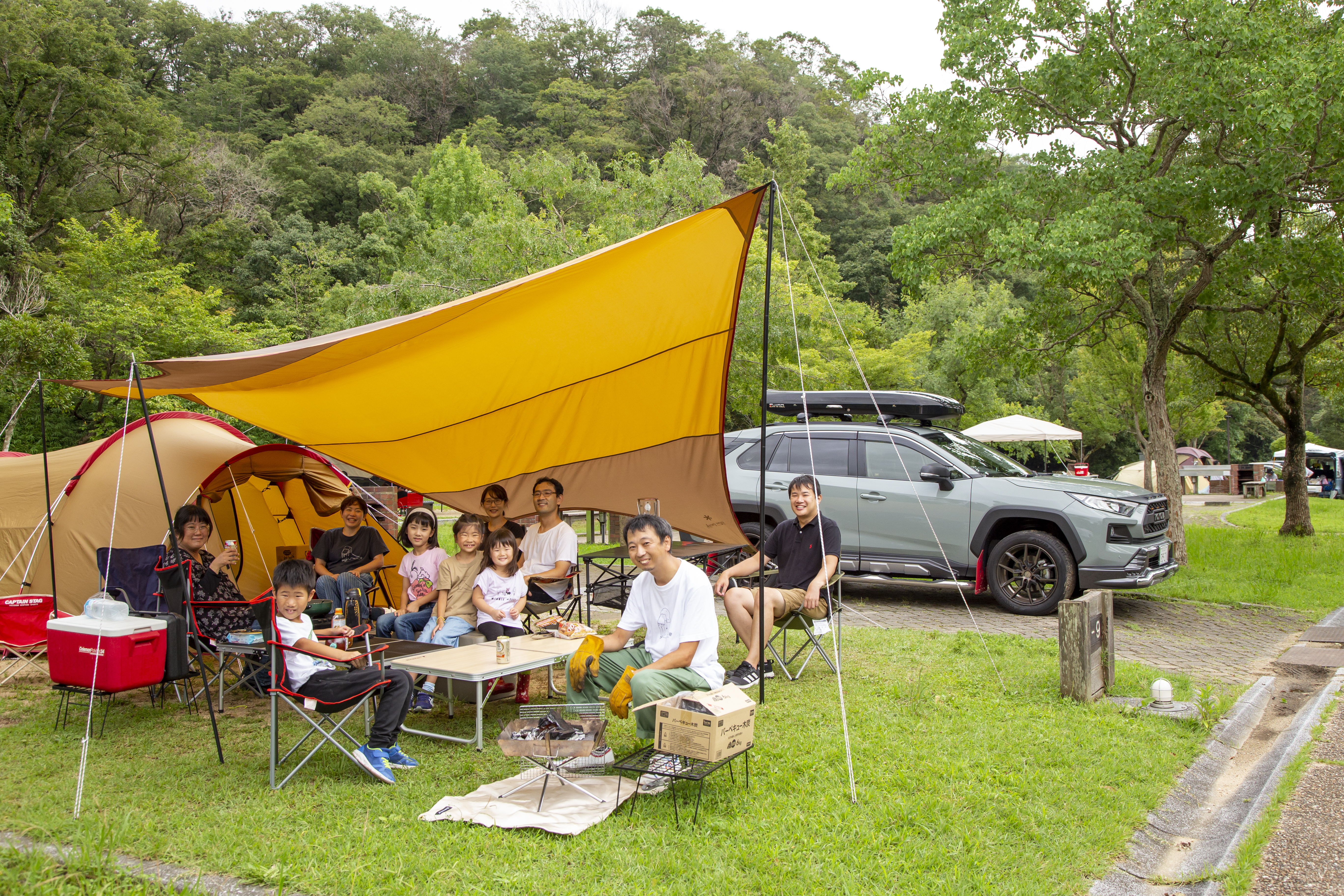 日帰りキャンプ（オートキャンプ場）