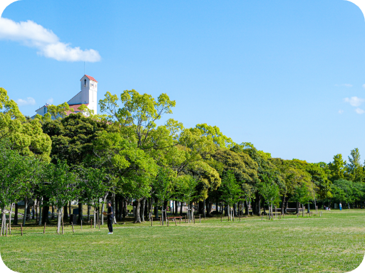 芝生広場